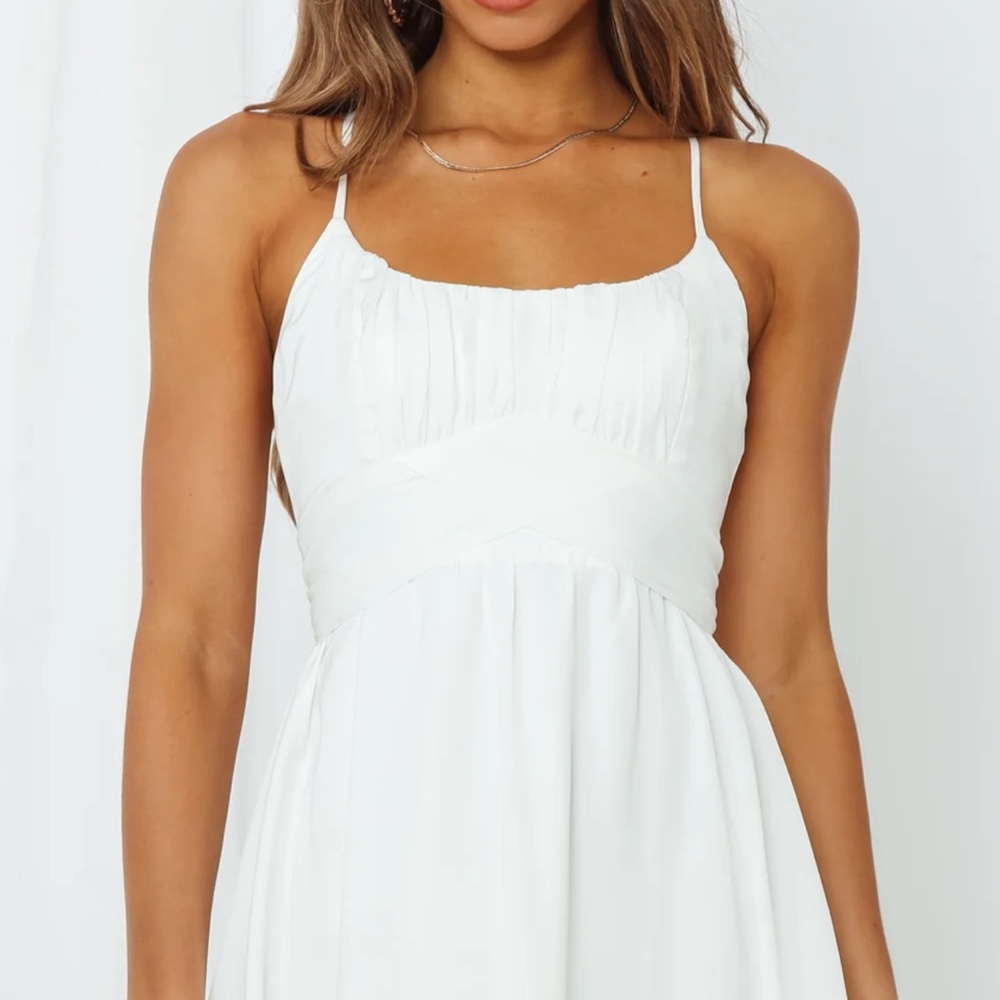 Hello Molly - SIPPING MEZCAL MINI DRESS WHITE